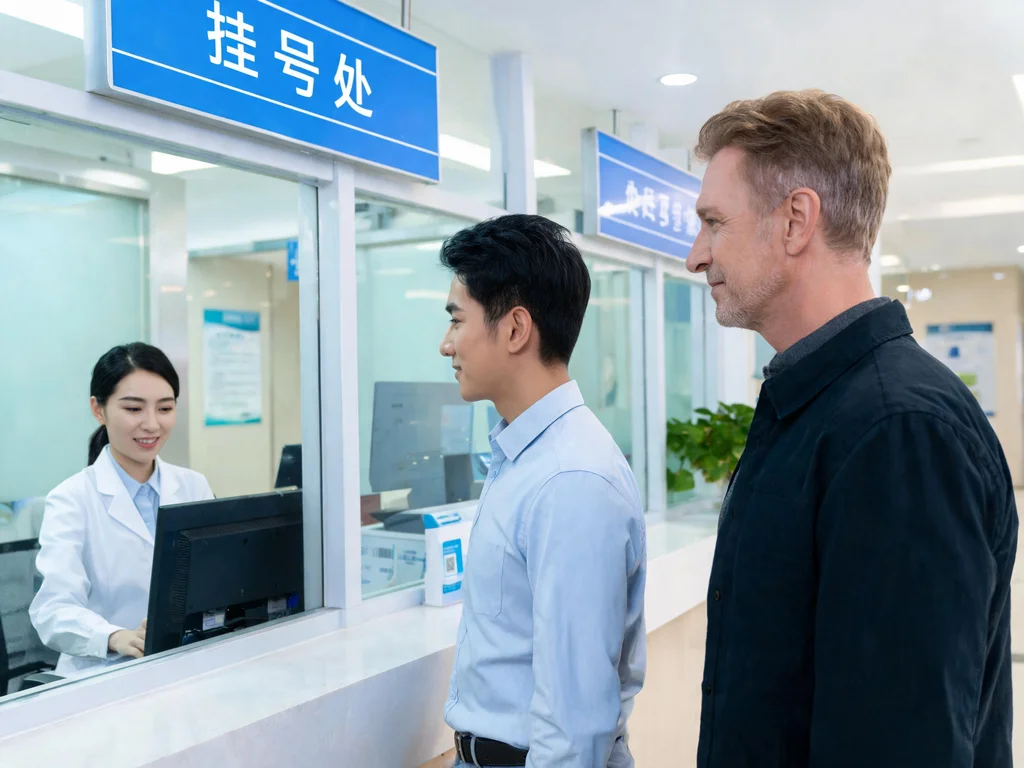 上海医療観光 - 国際患者の病院受付